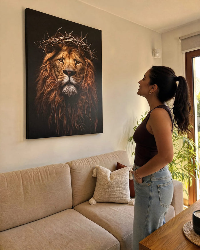 León & Corona de Espinas