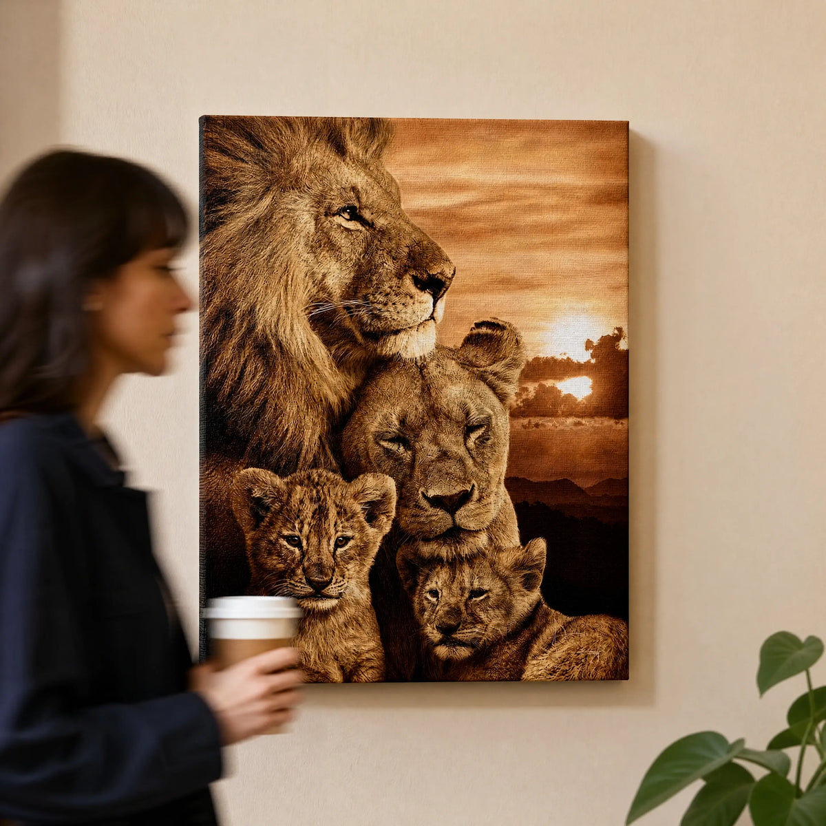 Familia de Leones